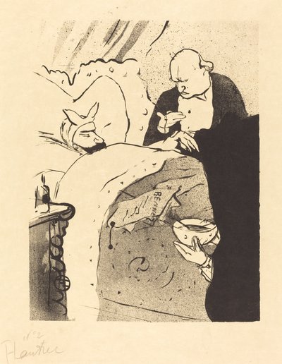 Sick Carnot! by Henri de Toulouse Lautrec
