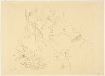 Supper in London by Henri de Toulouse Lautrec