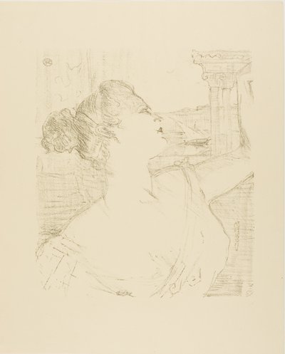 Sybil Sanderson, from Treize Lithographies by Henri de Toulouse Lautrec