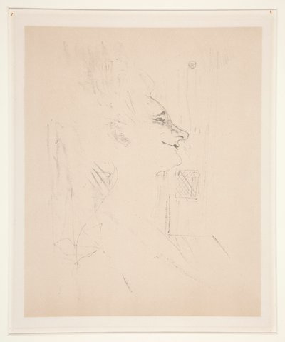 Yvette Guilbert by Henri de Toulouse Lautrec