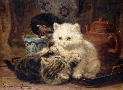 Afternoon Tea by Henriëtte Ronner Knip