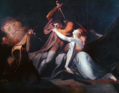 Percival Delivering Belisane by Johann Heinrich Füssli
