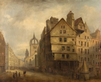 The Old West Bow, Edinburgh by Henry G. Duguid