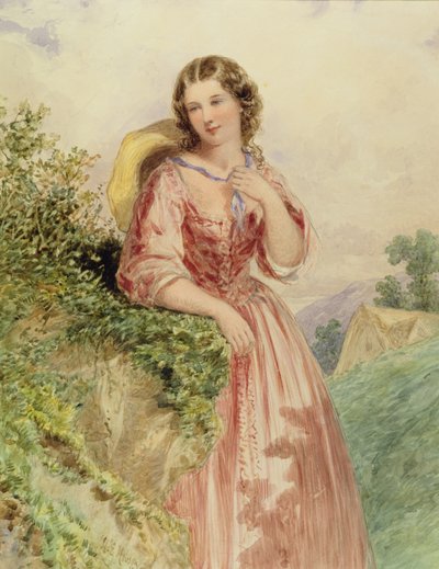 A Country Girl, 19th century by Henry Hobson