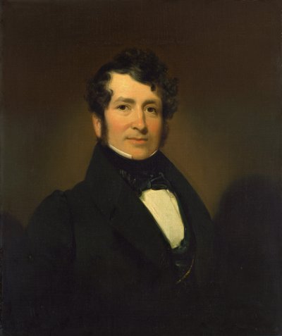 George Pope Morris, c. 1836 by Henry Inman