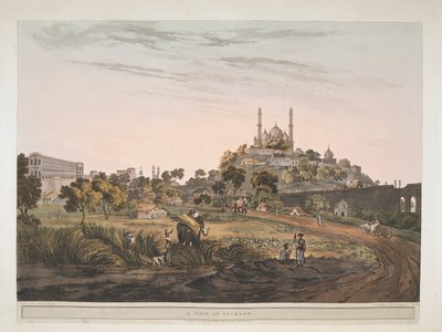 A view at Lucknow, India 1809 by Henry Salt