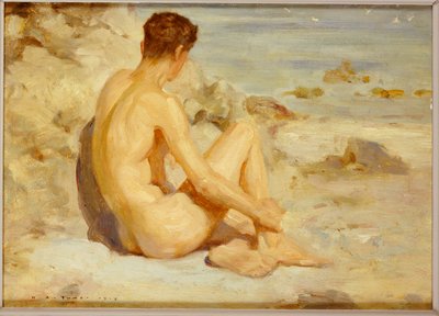 Boy on a Beach by Henry Scott Tuke