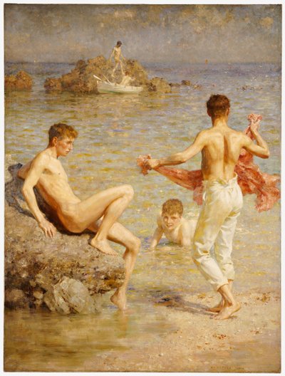 Gleaming Waters by Henry Scott Tuke
