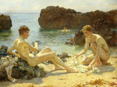 The Sun Bathers by Henry Scott Tuke