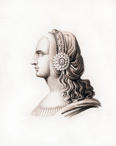Headdress, early 16th century, 1843 by Henry Shaw