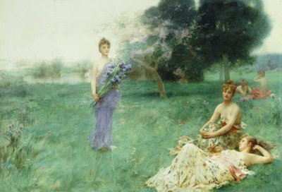 Fleur De Luce by Henry Siddons Mowbray