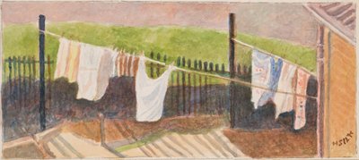 Rounton Road washing lines by Henry Silk