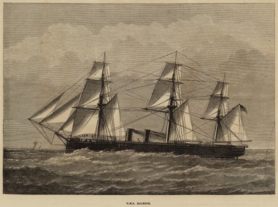 HMS Raleigh by Henry Spernon Tozer