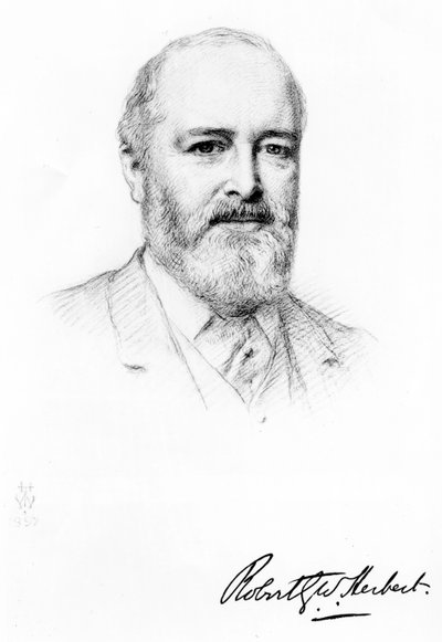 Sir Robert Herbert, 1897 by Henry Tanworth Wells