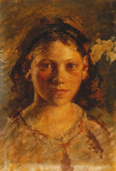 Head of a Girl by Henry Tonks