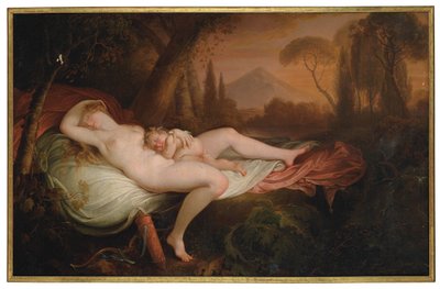 Venus and Cupid in a Wooded Landscape by Henry Tresham