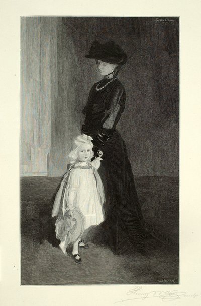 Christina (Mother and Daughter) by Henry Wolf