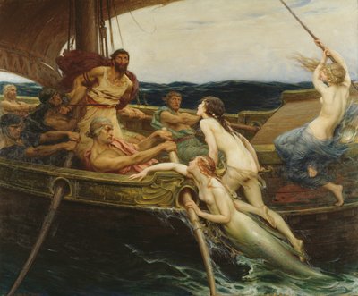 Ulysses and the Sirens by Herbert James Draper