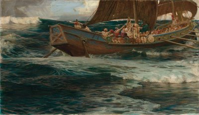 Wrath of the Sea God by Herbert James Draper