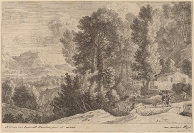 Landscape with Laundresses by Herman van Swanevelt