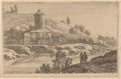 Round Tower near the Tiber by Herman van Swanevelt