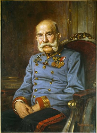 Emperor Franz Joseph by Hermann Waßmuth