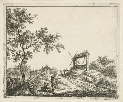 Landscape with Well (Six Landscapes) by Hermanus Fock