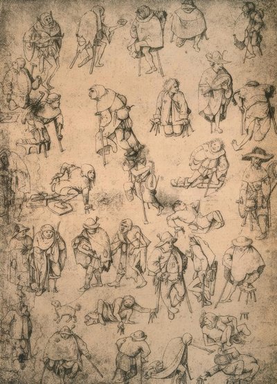 Cripples, Beggars and Begging Musicians by Hieronymus Bosch
