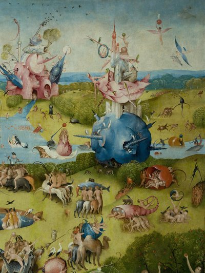 The Garden of Earthly Delights, 1490-1500 by Hieronymus Bosch