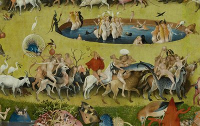 The Garden of Earthly Delights, 1490-1500 by Hieronymus Bosch