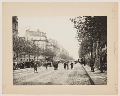 A Street in Montmartre, Paris by Hippolyte Blancard