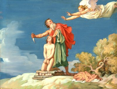 The Sacrifice of Isaac by Hippolyte Flandrin