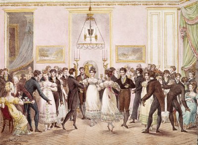 Society Ball by Hippolyte Lecomte