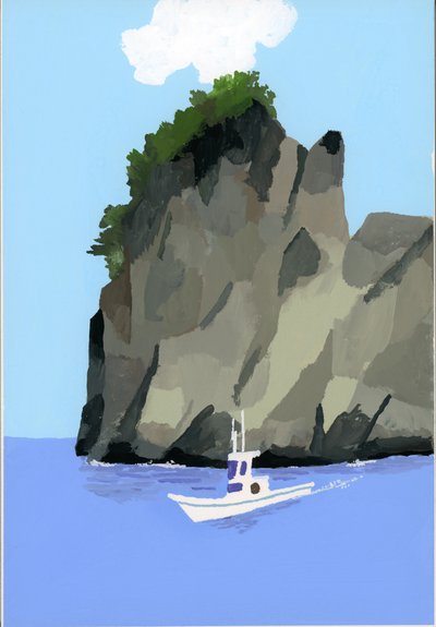 Fishing Boat by Hiroyuki Izutsu