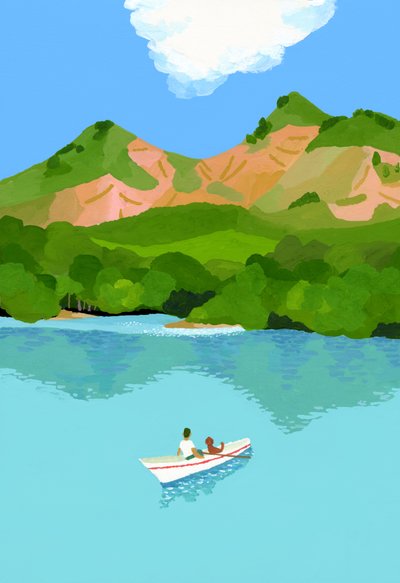 Summer Vacation in the Mountains and Boats by Hiroyuki Izutsu