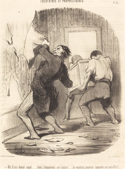 Ah! He Dismissed Me... by Honoré Daumier