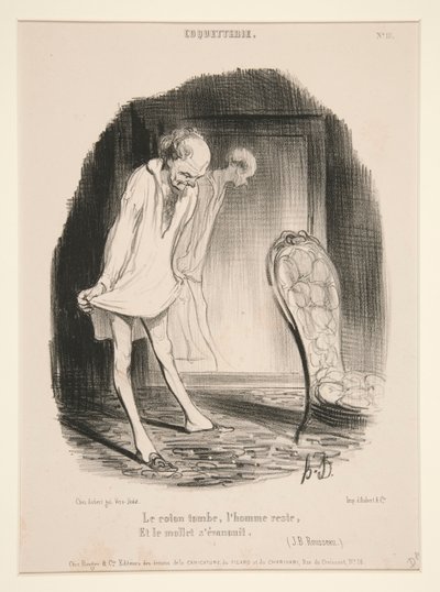 The Cotton Falls by Honoré Daumier
