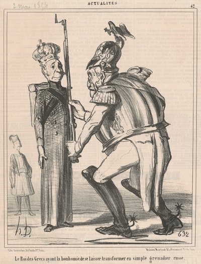 The King of the Greeks... by Honoré Daumier