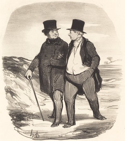 Times are Hard... by Honoré Daumier