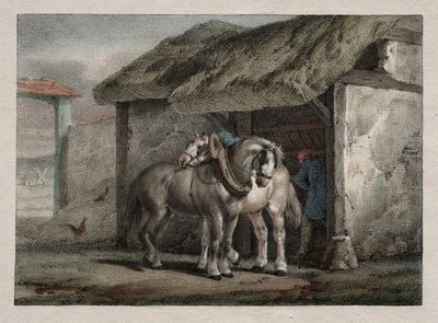 Farm Horse by Emile Jean Horace Vernet