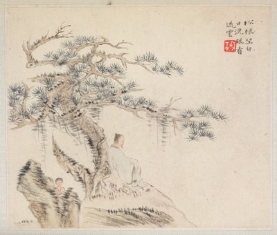 Album of Landscape Painting Illustrating Old Poems by Hua Yan