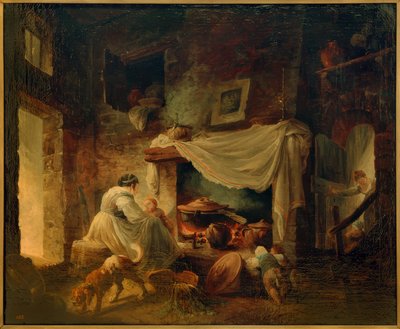 Italian Cuisine by Hubert Robert