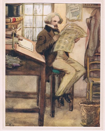 Hawthorne in the Custom House by Hugh Thomson