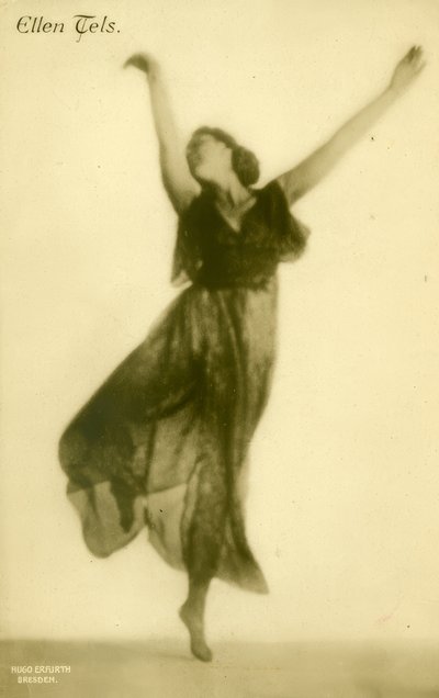 Ellen Tels / Photo Postcard by Hugo Erfurth