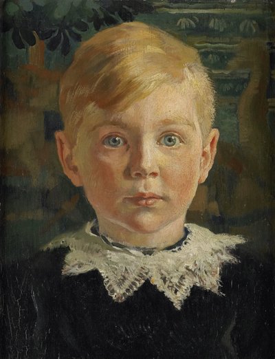 Youth Portrait of Joseph Luns by Huib Luns