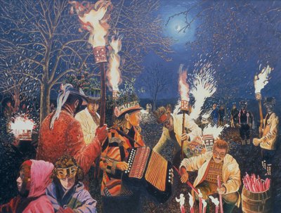 Wassailing in Herefordshire, 1995 by Huw S. Parsons