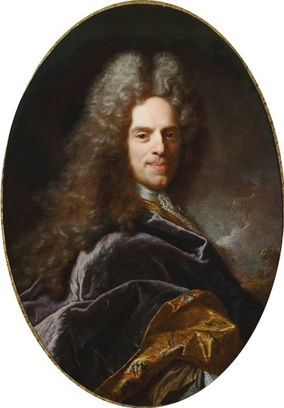 Portrait of Stefano Gentile by Hyacinthe Francois Rigaud