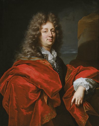 Portrait of a Gentleman by Hyacinthe Francois Rigaud