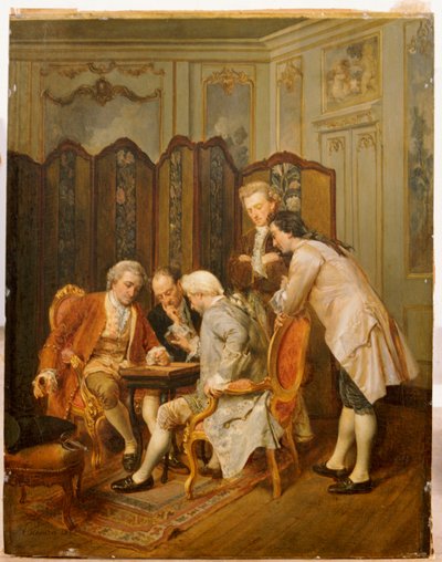 The Backgammon Players by Ignacio Leon y Escosura