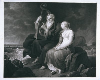 Ossian and Malvina by Ignaz Rungaldier